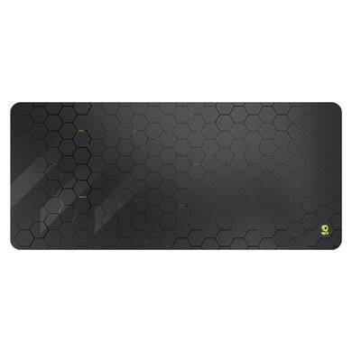 Mousepad Gaming - superficie extra suave y antiderrapante, repelente al agua, bordes cocidos, resistente, 40x90x.03 cms, gris, BROBOTIX 6007099 Mousepad Gaming - superficie extra suave y antiderrapante, repelente al agua, bordes cocidos, resistente, 40x90x.03 cms, gris, BROBOTIX 6007099